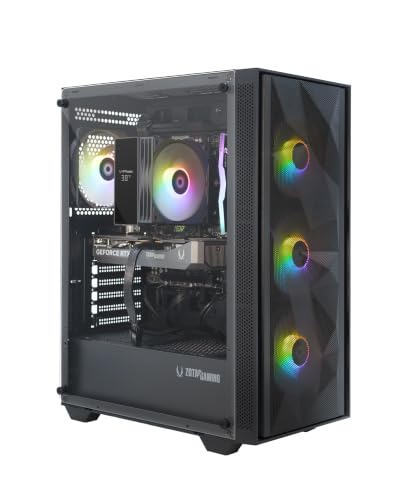 ZOTAC MEK Gaming PC Desktop, NVIDIA GeForce RTX 5060 8GB GDDR7, AMD Ryzen 5 5500 Up to 4.2GHz, 16GB DDR4, 1TB NVMe SSD, 650W 80+ Gold PSU, WiFi 6E, Windows 11 Home