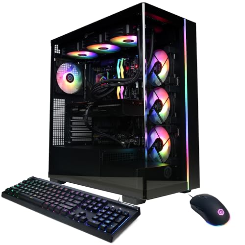 CyberPowerPC Gaming PC, AMD Ryzen 7 9800X3D, GeForce RTX 5070 Ti 16GB