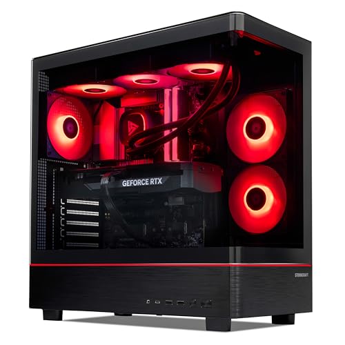 STROMCRAFT Skyhawk Prebuilt Gaming & Content Creation Desktop PC,Intel Ultra 7 270K Plus,GeForce RTX 5070 Ti 16GB GDDR7,32GB DDR5 6000MHz,2TB PCIe 4.0 NVMe SSD,B860,360mm AIO,850W Gold,Win 11 Home