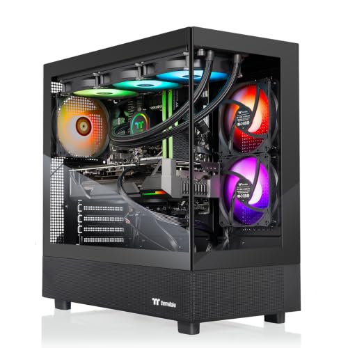 Thermaltake LCGS View 9897X-270 Gaming Desktop (AMD Ryzen 7 9800X3D, 32GB 6400MT/s DDR5 RGB Memory, AMD Radeon RX 9070 XT, 2TB NVMe M.2, WiFi, Windows 11) V27B-B850-97X-LCS