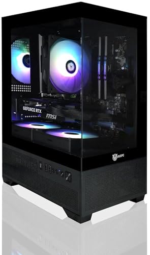 AVGPC Mini-X Gaming PC - Core i5-11400F CPU, Arc B580 12G VRAM GPU, 32GB RAM, 1TB M.2 NVMe SSD, Windows 11 Home Black