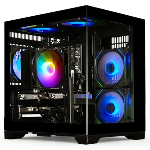 High-Performance Gaming Desktop PC – Ryzen 7 5700X, GeForce RTX 3050 8GB, 16GB DDR4, 512GB NVMe SSD, WiFi 6 – Tower Computer Smooth, Ready for Gaming, Streaming & Productivity