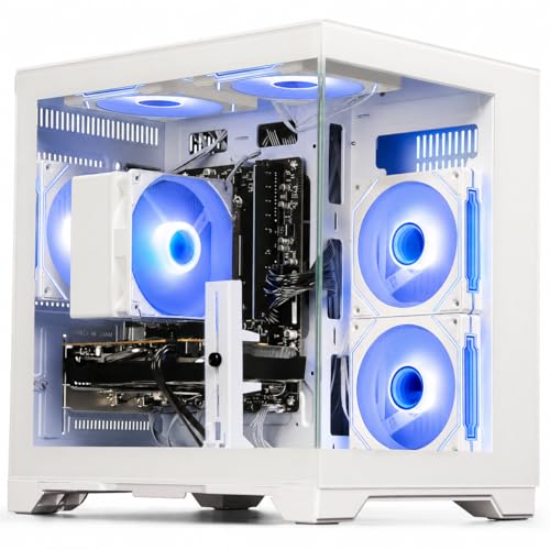 LXZ Gaming PC Desktop Ryzen 5 4500 | GeForce RTX 3050 6GB | 16GB DDR4 RAM | 512GB NVMe SSD | WiFi 6 | Tower PC for Gaming, Productivity, Streaming, Home Office