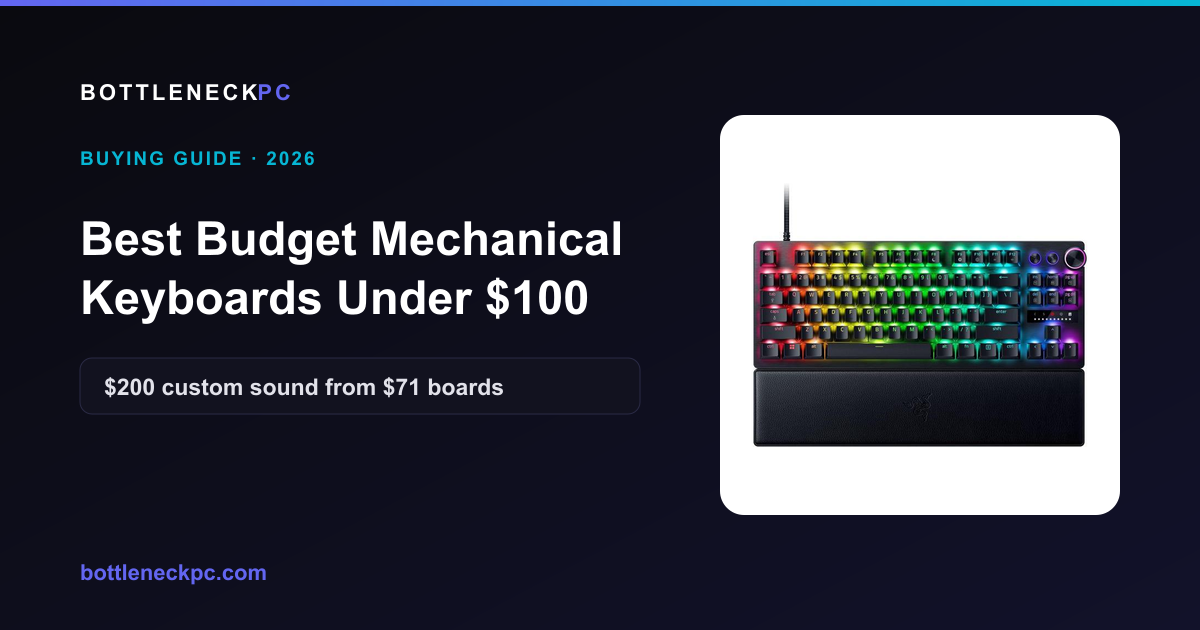 Best Budget Mechanical Keyboards 2026 | BottleneckPC
