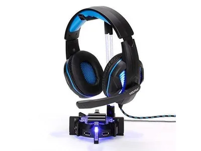 ENHANCE Headset Stand with USB Hub