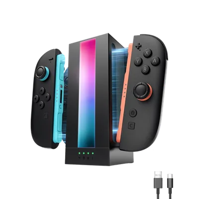 JSAUX EnergyFlow RGB Charging Dock (Switch 2)
