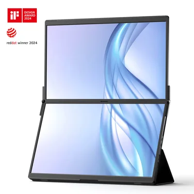 JSAUX FlipGo Lite 15.6 Stacked Dual Monitor